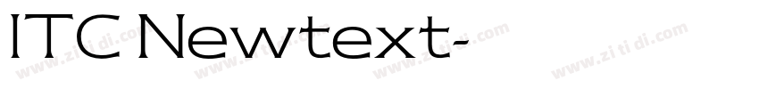 ITC Newtext字体转换